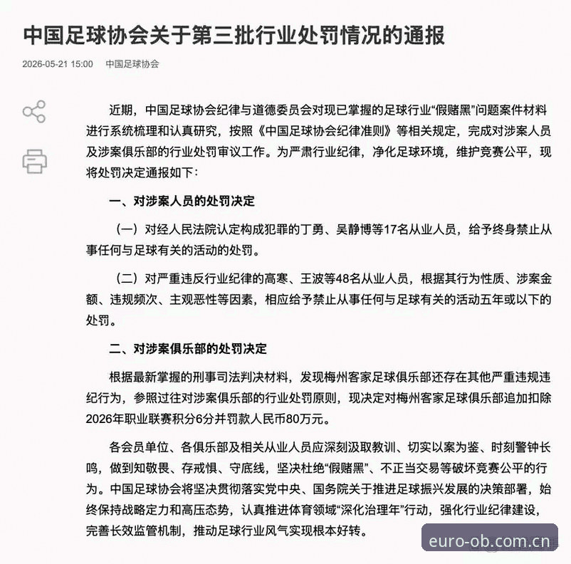 中国足协第三批禁足名单深度解析